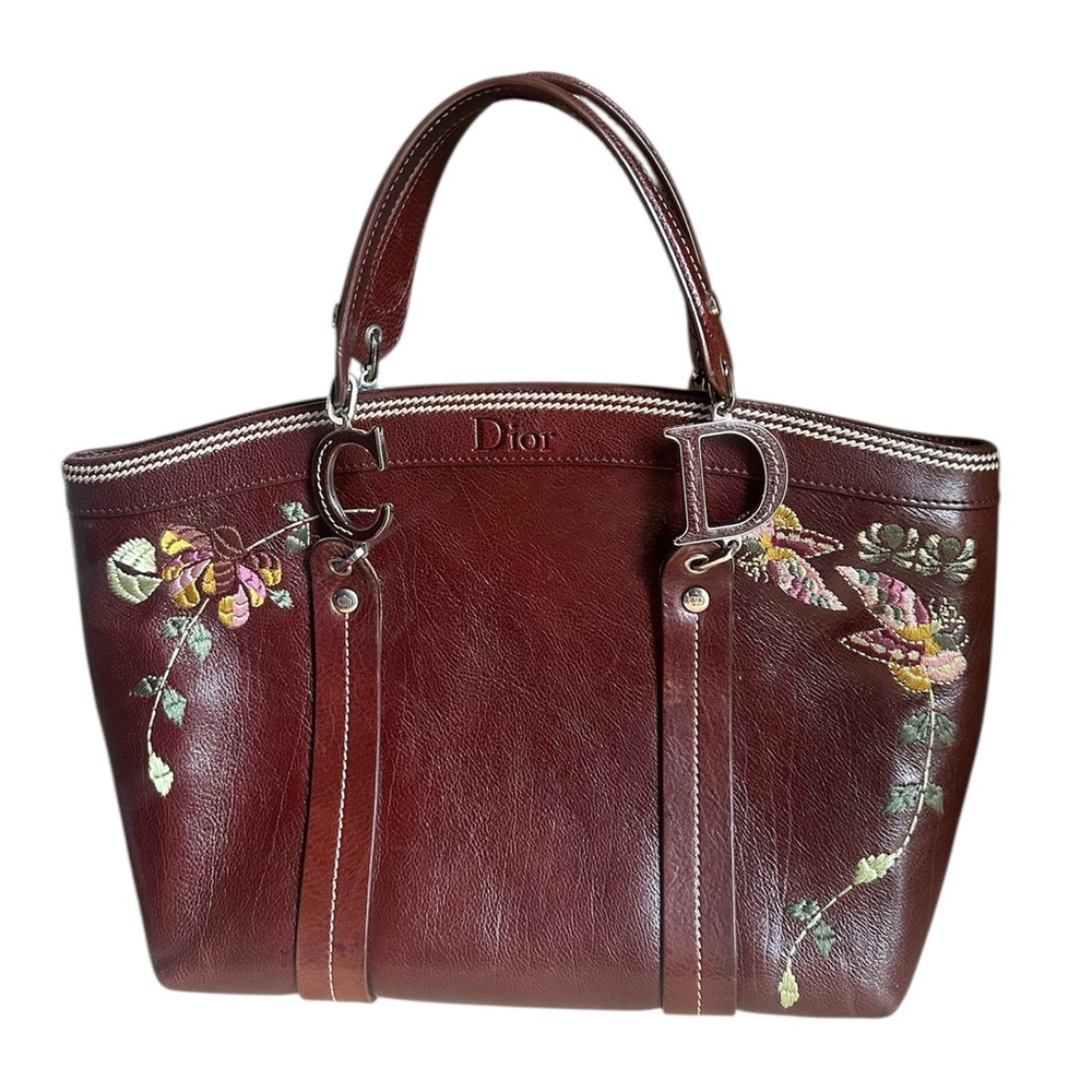 Christian Dior RARE Galliano Romantique Flowers
Leather bag butterfly